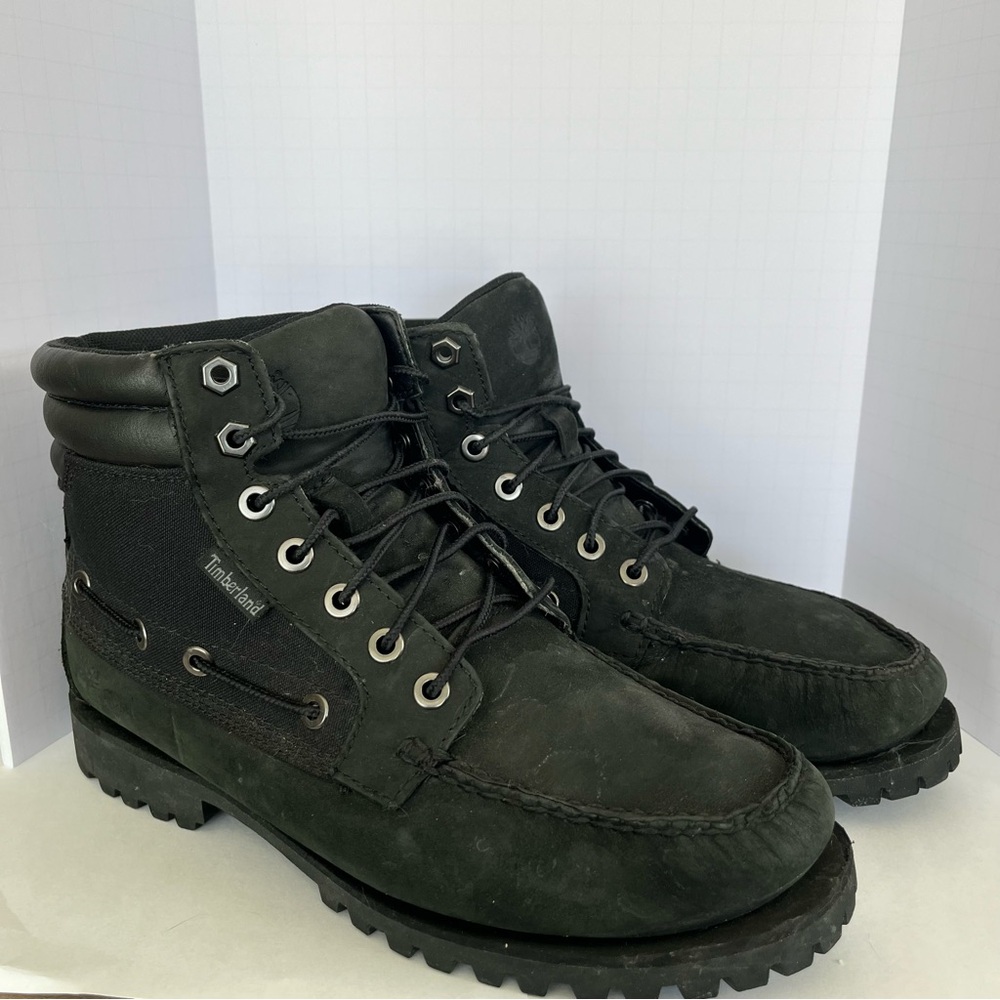 Timberland Men's Black Boots Size 9